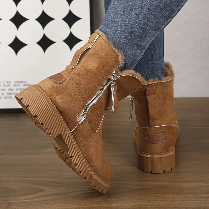 Amora - Bota De Inverno Feminina Aveludada