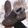 Estela - Bota De Inverno Feminina Aveludada Impermeável
