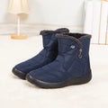 Amélia - Bota De Inverno Feminina Aveludada Impermeável