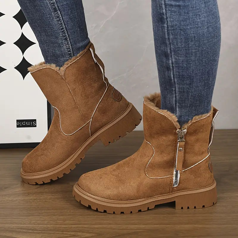 Amora - Bota De Inverno Feminina Aveludada