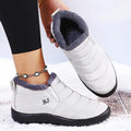 Estela - Bota De Inverno Feminina Aveludada Impermeável