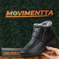 HotConfort - Bota De Couro Feminina Aveludada